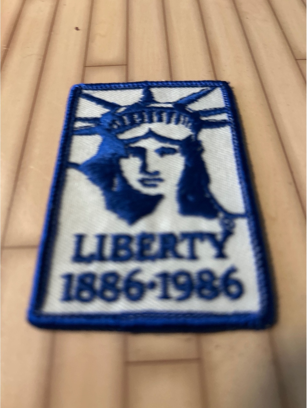 Liberty 1886-1986 Commemorative Patch